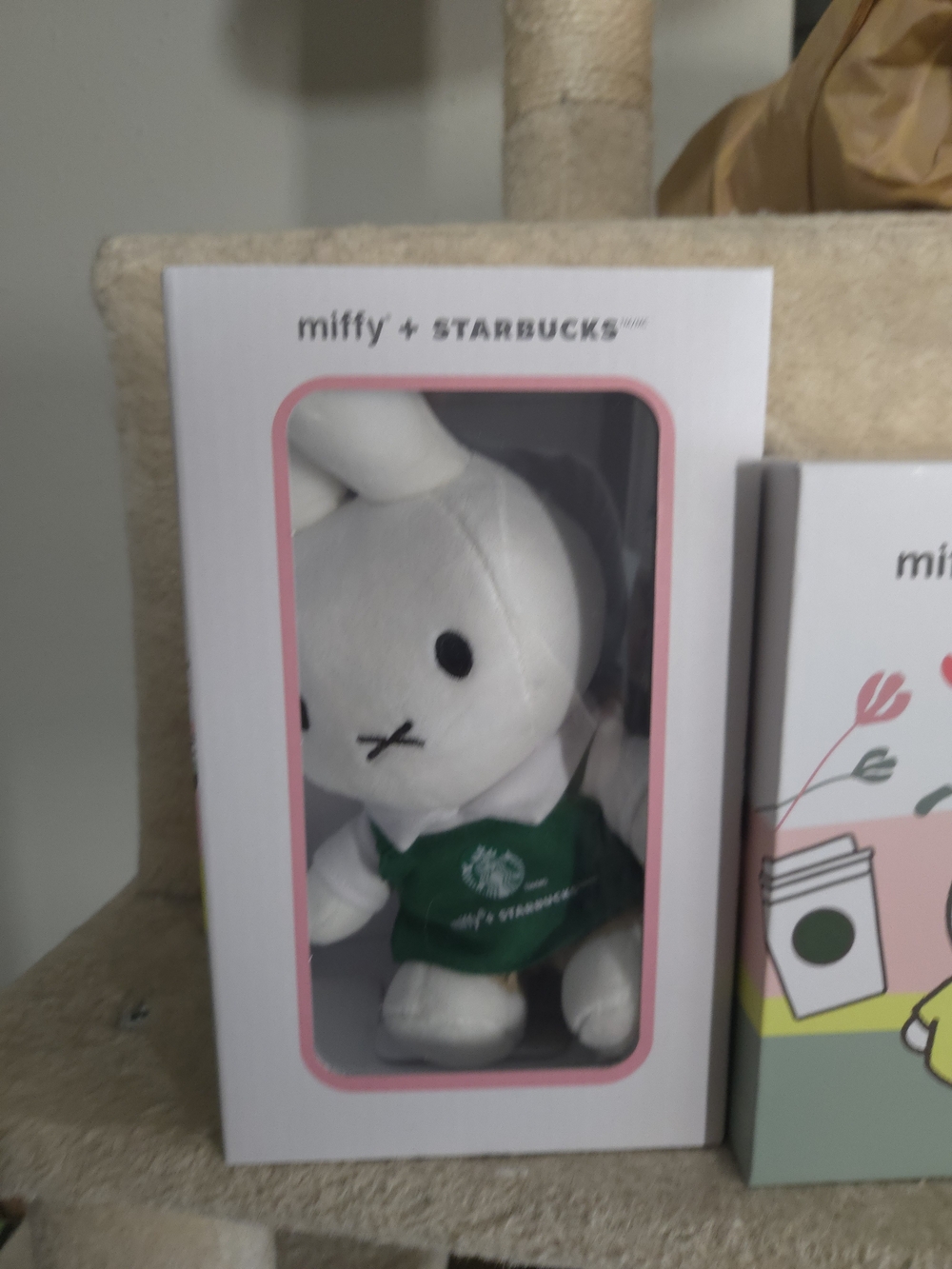 Starbucks Miffy Plush Bunny in White and Green